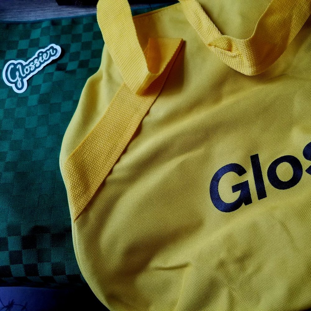 GLOSSIER DUFFLE BAG!